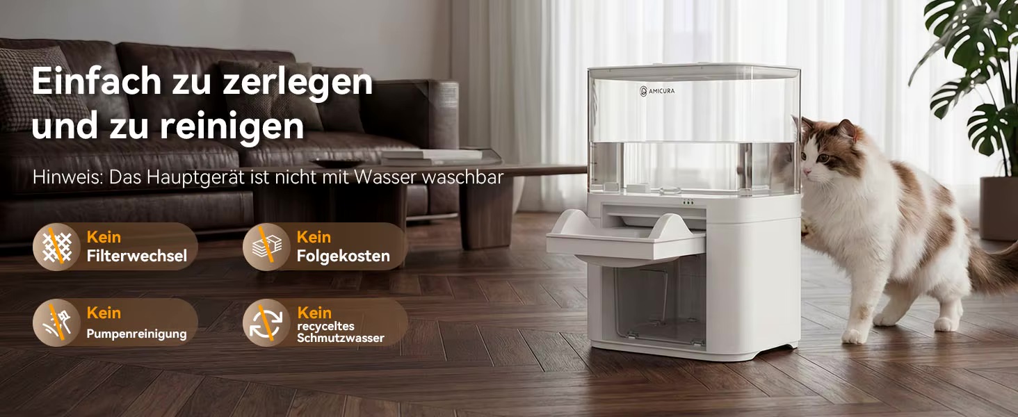 4L Automatic Pet Water Fountain Wireless 1